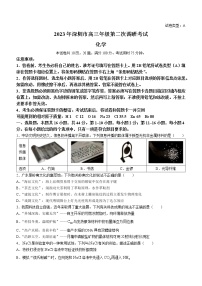 2023深圳高三下学期第二次调研考试（二模）化学含答案