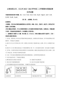 云南省保山市、文山州2022-2023学年高二上学期期末考试化学试题