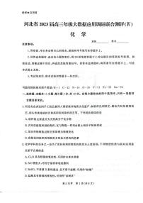 2023届河北省部分学校高三大数据应用调研联合测评化学试题及答案