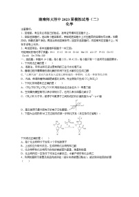 湖南师范大学附属中学2023届高三化学下学期模拟考试（二）试题（Word版附答案）