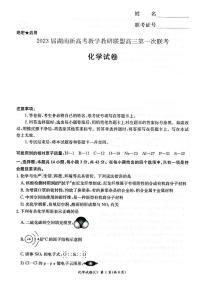 湖南省新高考教学教研联盟2023届高三下学期第一次联考化学试卷PDF版含答案