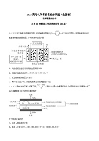 必刷题11 电解池工作原理的应用——【高考三轮冲刺】2023年高考化学考前20天冲刺必刷题（全国卷）（原卷版+解析版）