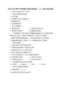 2022-2023学年广东省惠州市部分学校高一(下)期中化学试卷