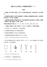 山东省烟台市2023届高三下学期适应性练习（二）化学试题（Word版含答案）