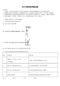 河南中原名校2022-2023学年高三冲刺模拟化学试卷含解析