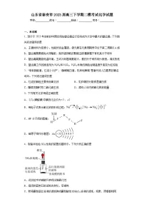 山东省泰安市2023届高三下学期二模考试化学试题(含解析)