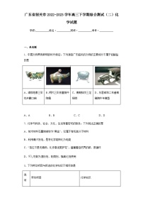 广东省韶关市2022-2023学年高三下学期综合测试（二）化学试题（含解析）