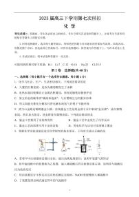 2023届海南省海口市重点中学高三下学期第七次模拟化学试题（PDF版含答案）