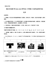 2022-2023学年重庆市巴蜀中学高三下学期5月高考适应性考试化学试题含答案