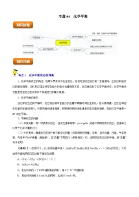 专题04 化学平衡（知识串讲+专项练习）-2022-2023学年高一化学下学期期末考点大串讲（沪科版2020必修第二册）