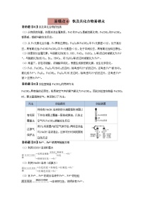 高考化学三轮冲刺易错题易错点06 铁及其化合物（2份打包，原卷版+教师版）