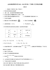 山东省临沂第四中学2022—2023学年高一下学期5月月考化学试题