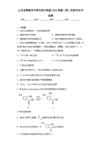 山东省聊城市齐鲁名校大联盟2023届高三第三次联考化学试题（含解析）