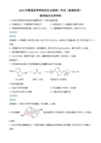 2023年高考新课标理综化学真题（解析版）