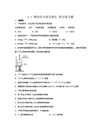 化学第一章 物质及其变化第一节 物质的分类及转化课后测评