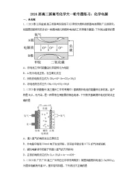 2024届高三新高考化学大一轮专题练习：化学电源