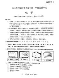 广东省深圳市2022-2023学年高一下学期6月期末化学试题