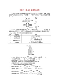 统考版2024版高考化学一轮复习微专题小练习专练17氯溴碘及其化合物