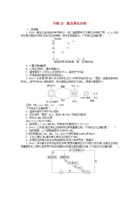 新高考2024版高考化学一轮复习微专题小练习专练19氮及其化合物