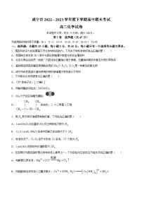 湖北省咸宁市2022-2023学年高二下学期期末考试化学试题及答案