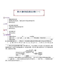 【暑假初高衔接】人教版化学初三（升高一）暑假预习-（必修1）第05课 钠及其化合物（1） 讲学案