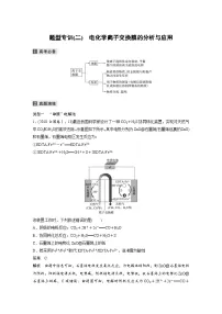 高考化学二轮复习(新高考版) 第1部分 专题6 题型专训(二) 电化学离子交换膜的分析与应用(含解析)