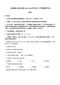 青海省西宁市大通回族土族自治县2022-2023学年高一下学期期末考试化学试题（含答案）