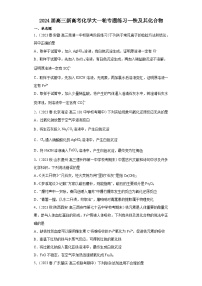 2024届高三新高考化学大一轮专题练习--铁及其化合物
