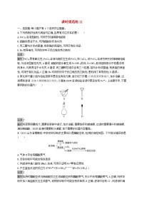 适用于新教材2024版高考化学一轮总复习第三章课时规范练11铁及其重要化合物的性质和应用鲁科版