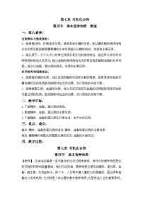 人教版 (2019)必修 第二册第四节 基本营养物质教案