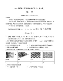 【新高三摸底】2024届新高三-化学开学摸底考试卷（广东专用）