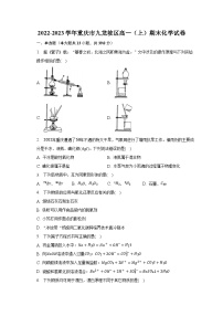 2022-2023学年重庆市九龙坡区高一（上）期末化学试卷（含解析）