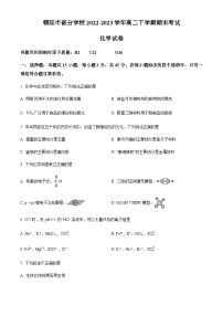 辽宁省朝阳市部分学校2022-2023学年高二下学期期末考试化学试题（原卷版+解析版）