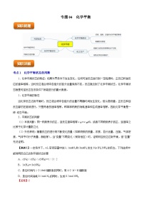 专题04  化学平衡（知识串讲+专项练习）-2023-2024学年高一化学下学期期末考点大串讲（沪科版必修第二册）