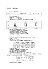 高中化学人教版 (2019)必修 第一册第一章 物质及其变化第二节 离子反应第1课时同步训练题
