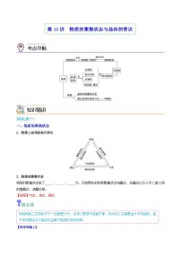 人教版 (2019)选择性必修2第三章 晶体结构与性质第一节 物质的聚集状态与晶体的常识优秀当堂检测题