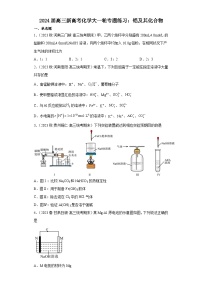 2024届高三新高考化学大一轮专题练习：铝及其化合物(有答案)