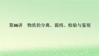 2024版新教材高考化学全程一轮总复习第十章化学实验基础第36讲物质的分离提纯检验与鉴别课件