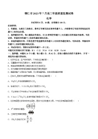 2023铜仁高二下学期期末质量监测化学试题含答案