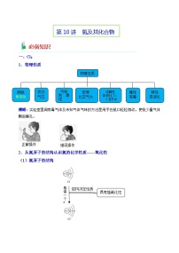 第10讲  氯及其化合物-2023-2024学年高一化学易混易错巧讲精练（人教版2019必修第一册）