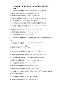 2024届高三新高考化学大一轮专题练习--离子反应