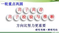 一轮复习：《第7讲 离子共存　离子检验与推断》习题课课件-2022-2023学年高三化学