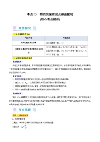 考点03  物质的量浓度及溶液配制-备战2024年高考化学一轮复习考点帮（全国通用）(核心考点精讲)