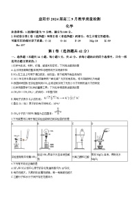 湖南省益阳市2024届高三化学上学期9月教学质量检测试题（Word版附答案）