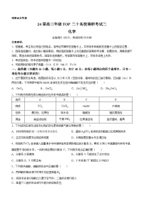 河南省TOP二十名校2023-2024学年高三上学期调研考试（二）化学试卷