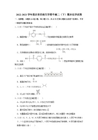 重庆市校西南大学附属中学校2022-2023学年高二下学期期末考试化学试卷（含答案）