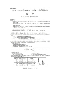 2024山东省金科大联考高三上学期9月质量检测化学试题无答案