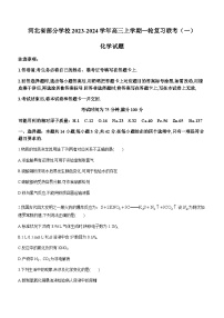 河北省部分学校2023-2024学年高三上学期一轮复习联考（一）化学试题（Word版含答案）