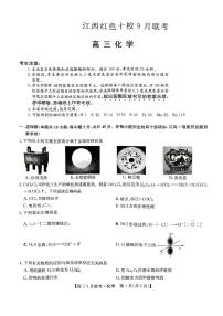 江西省红色十校2023-2024学年高三上学期9月联考化学试题（扫描版含答案）