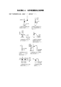 新高考化学一轮复习精品学案 第5章 热点强化12　化学装置图的正误判断（含解析）